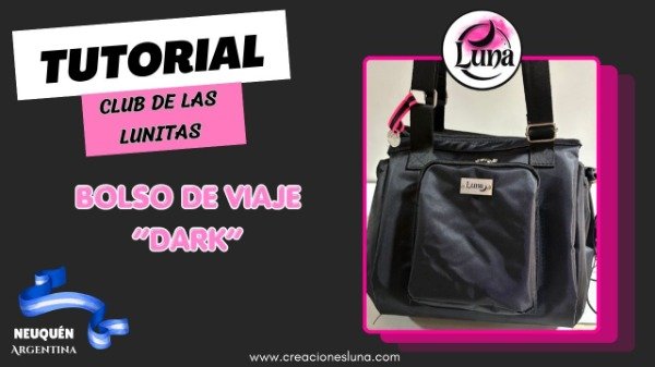 Producto - TUTORIAL - Bolso de Viaje "Dark"