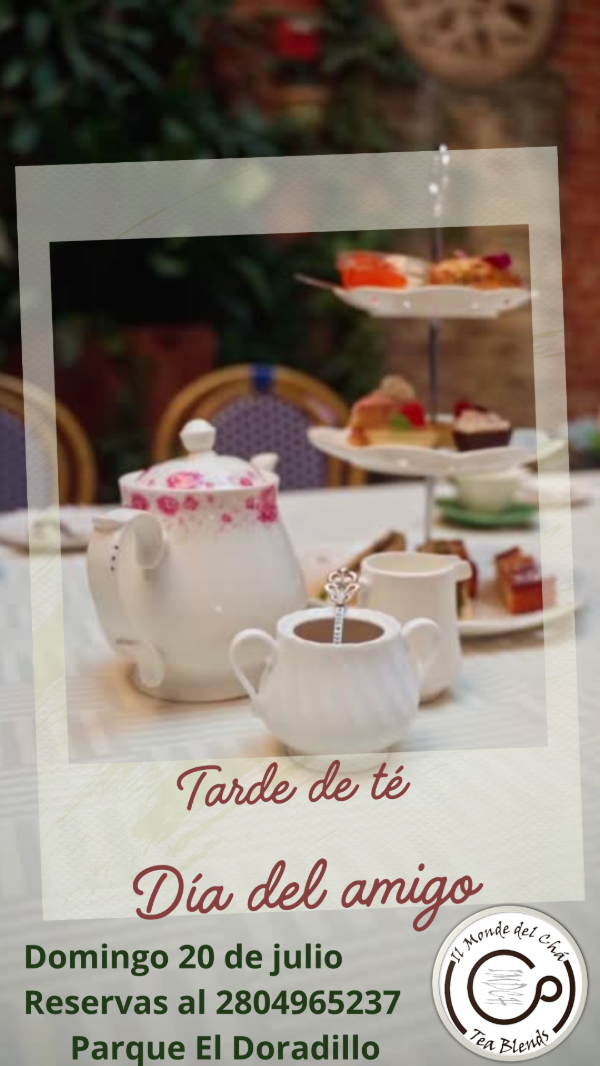 Producto - Tarde de té DIA DEL AMIGO precio para 2 personas