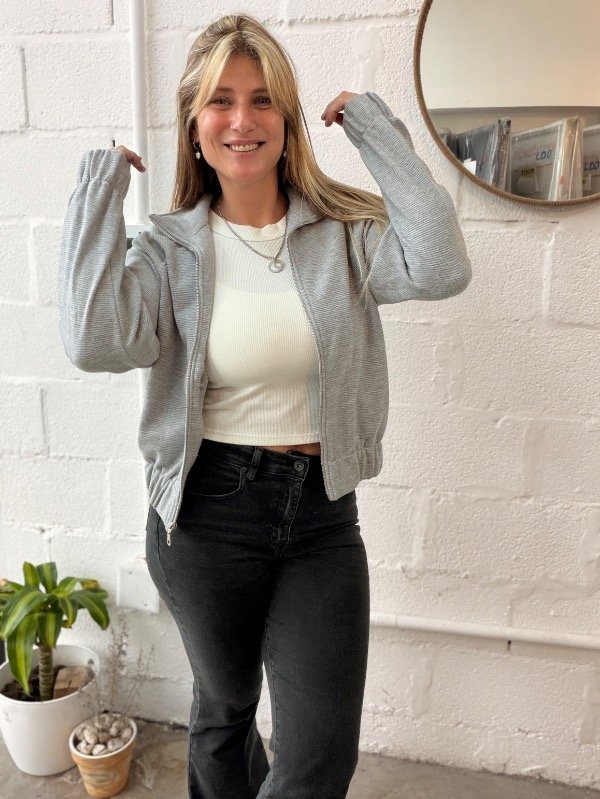 Producto - Campera MANGO Gris - 2