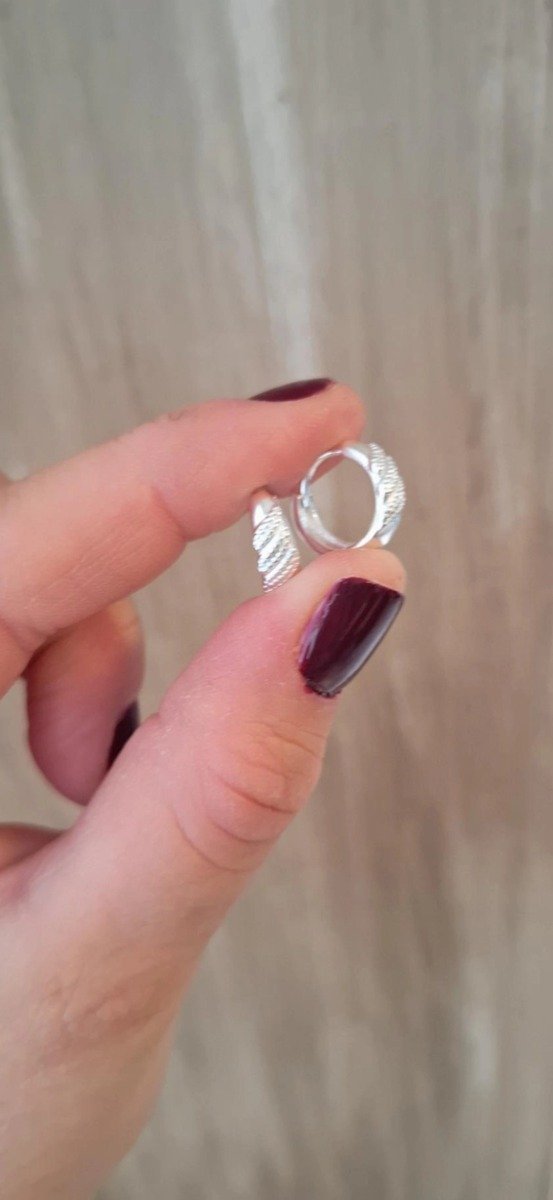 Producto - Argollitas de Plata labradas