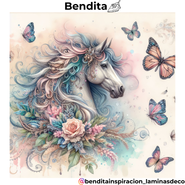Producto - Bendita Plancha 311 Caballo colores pastel