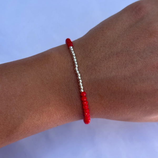 Producto - PULSERA CRISTAL CON PLATA