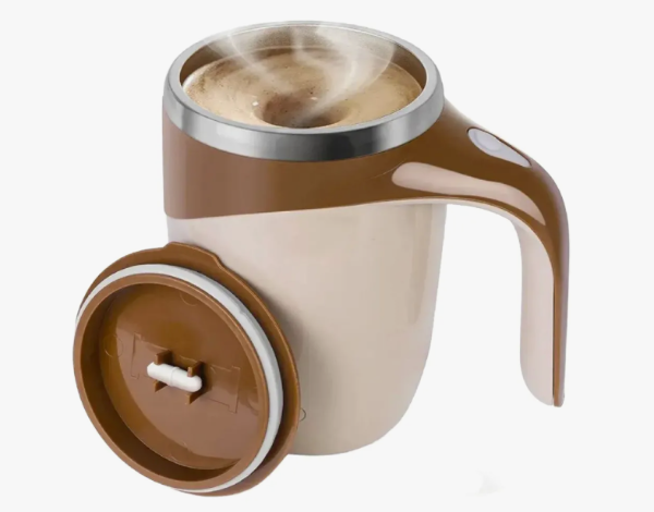 Producto - Taza/vaso Termico Cafetero Con Batidor Eléctrico Mezclador recargable USB! - 0
