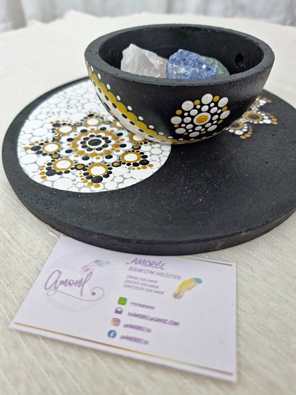 Producto - Mosaico circular con Cuenco Yin y Yang
