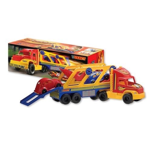 Producto - CAMION TRANSPORTE CON DOS AUTOS GRANDE DURAVIT