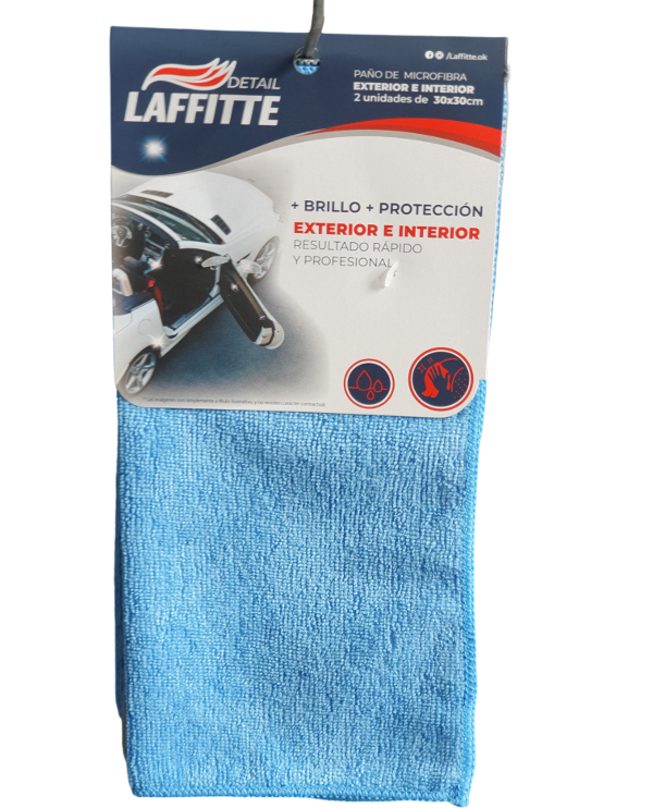 Producto - Pack X2 Paños de microfibra Laffitte 30x30