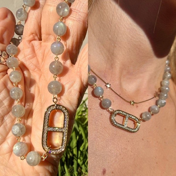 Producto - Collar labradorita