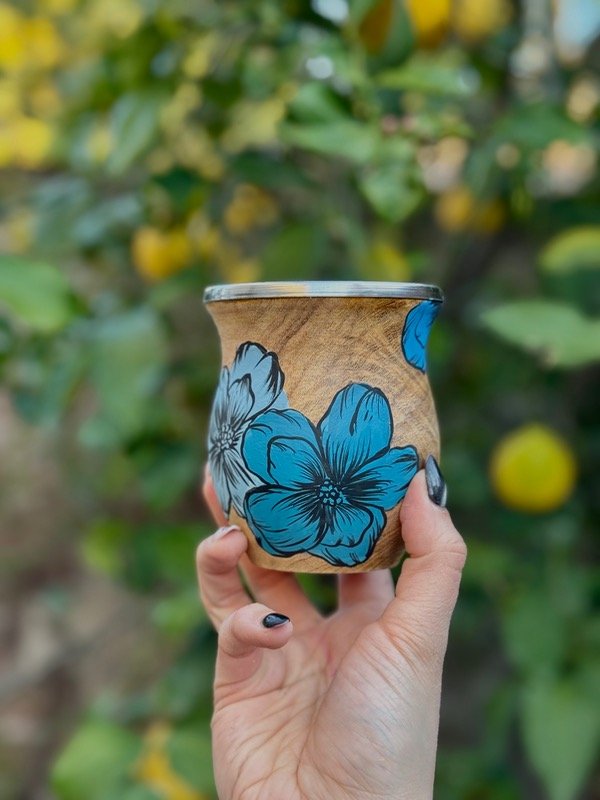 Producto - Mate Roseta Azul