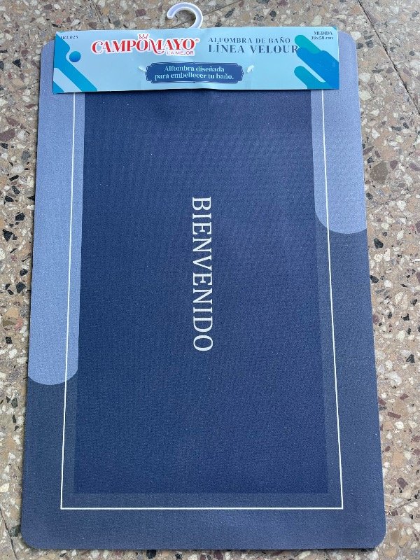 Producto - Alfombra felpudo bienvenido de goma - 4