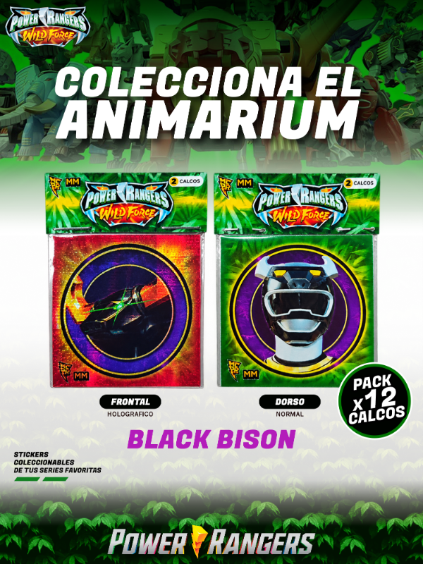 Producto - Stickers / Power Rangers Wild Force Pack x12 / 5 cm - 4
