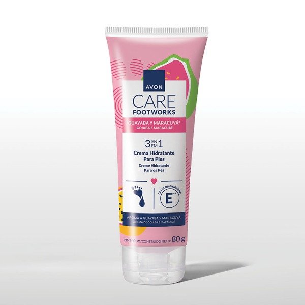 Producto - Crema Hidratante para Pies Guayaba y Maracuyá - Avon Footworks