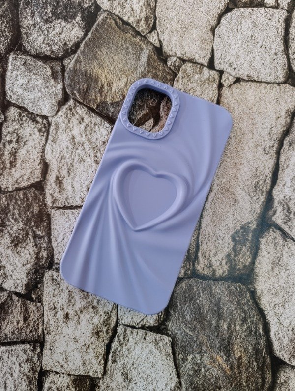Producto - Funda tpu love iPhone 12 lila