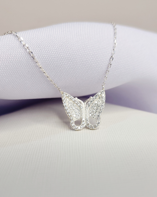 Producto - Conjunto Mariposa Mery con micro cubics Plata925