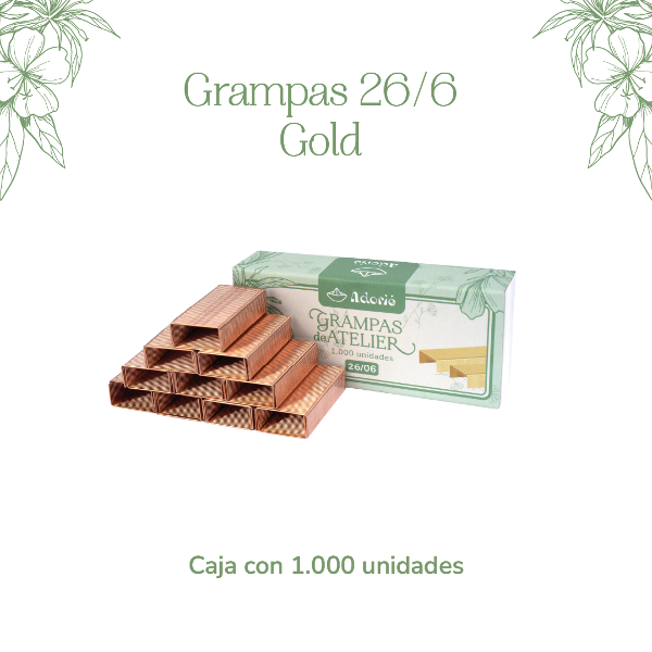 Producto - Grampas para abrochadora 26/06 - 2