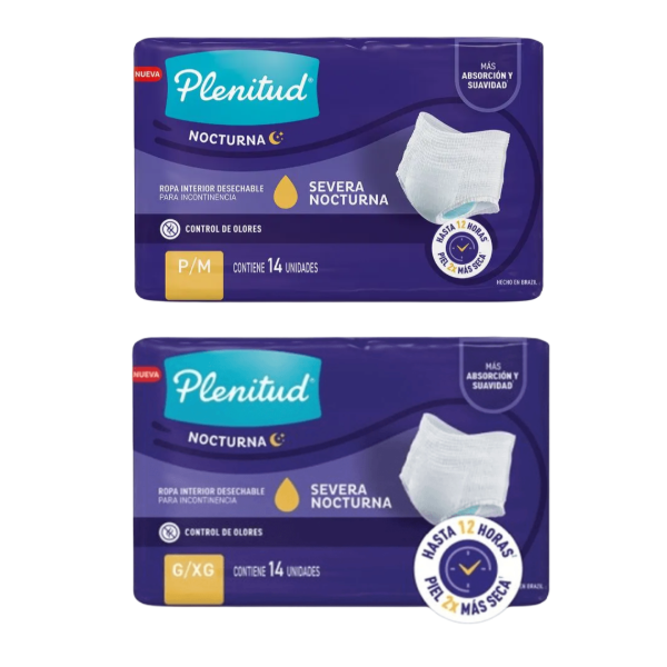 Producto - Plenitud Ropa Interior Nocturna Mx14 Gx14