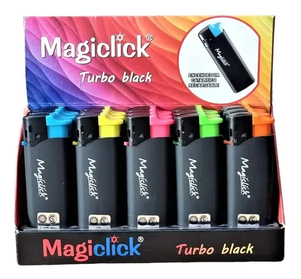 Producto - Encendedor Catalitico Magiclick Turbo Black