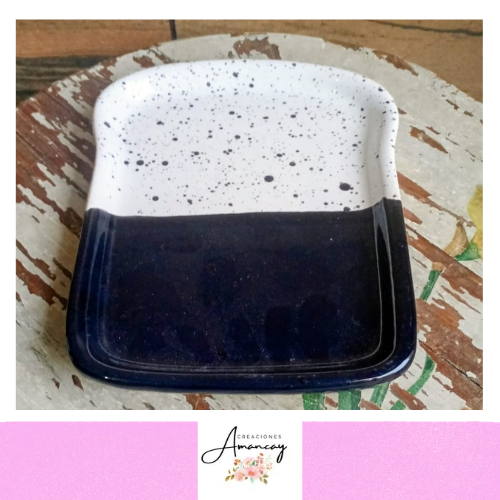 Producto - CMA406 - PLATO PARA TODTADA SALPICADO NEGRO