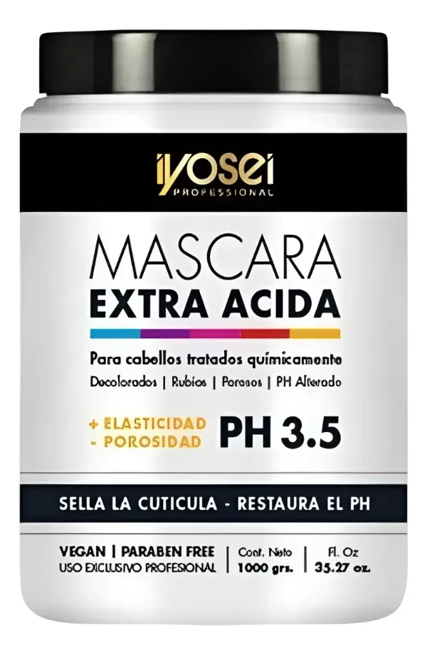 Producto - Mascara extra acida Iyosei PH 3.5 1000 grs