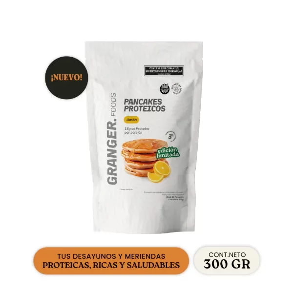 Producto - PANCAKES PROTEICOS LIMON 300 GRS. - GRANGER