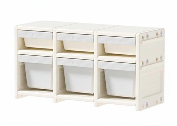 Producto - CAJONERA DE 6 COMPARTIMENTOS BLANCO/BEIGE