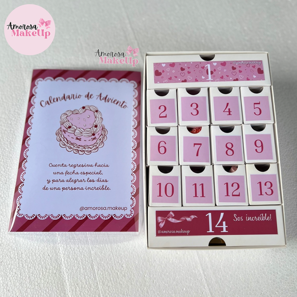 Producto - Calendario de adviento para un día especial (14 días)