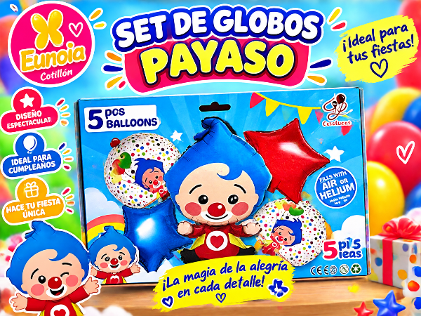 Producto - Set globos de payaso