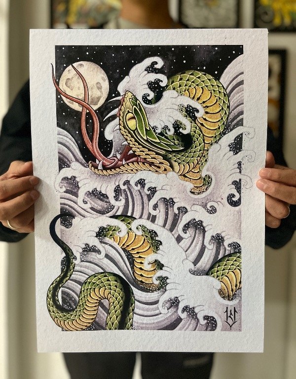Producto - SERPIENTE ENTRE OLAS