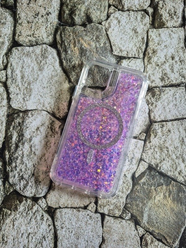 Producto - Funda bumper glam MagSafe Iphone 14 lila
