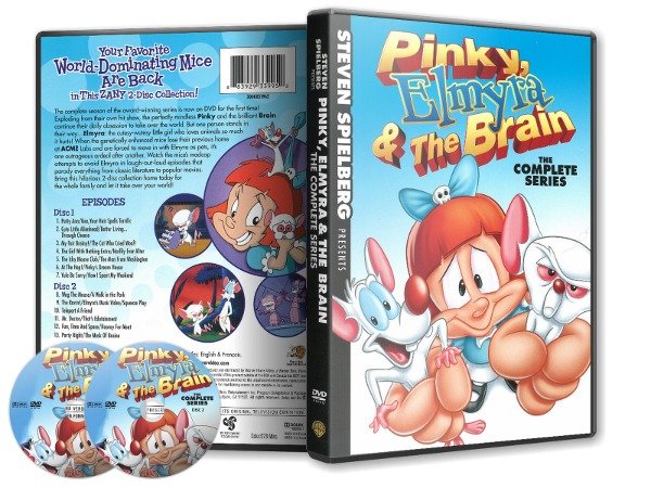 Producto - Pinky elmyra y Cerebro Serie Dvd Latino/ingles Subt Español