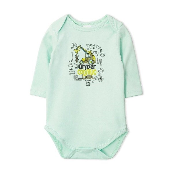 Producto - BODY DE BEBE CON ESTAMPA CONSTRUCCION