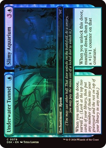 Producto - Underwater Tunnel // Slimy Aquarium Foil  Duskmourn: House of Horror