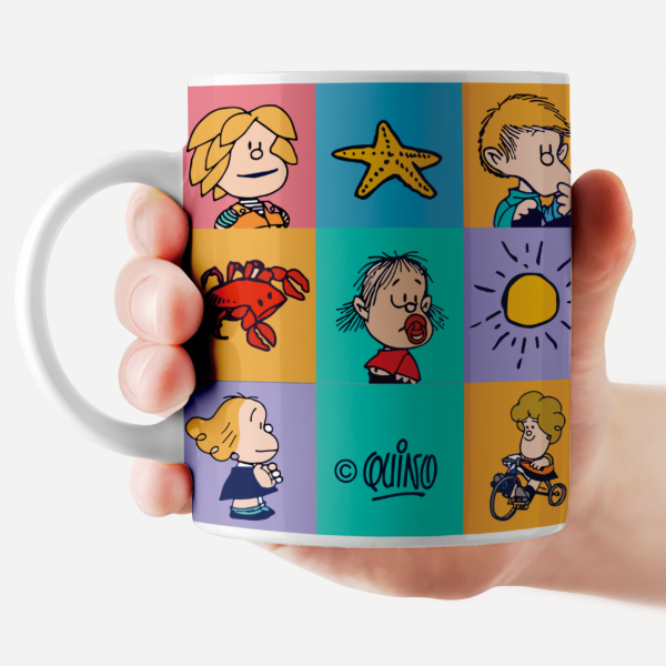 Producto - Taza Mafalda y amigos - Quino