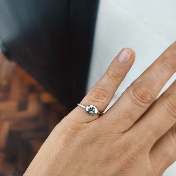 Producto - Anillo ovalo colores (#876)