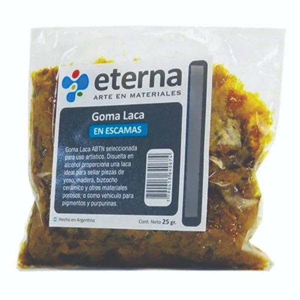 Producto - Goma Laca En Escamas Eterna 125 grs
