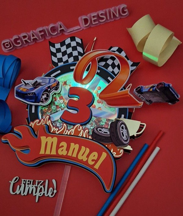 Producto - CAKE TOPPER SHAKER CON LUZ