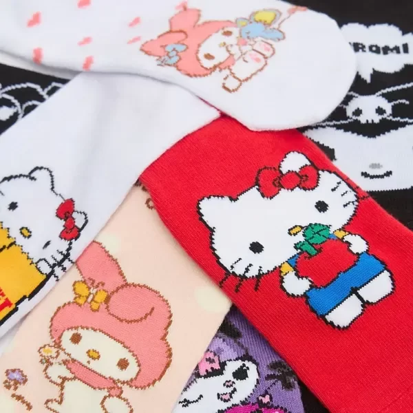 Producto - Zoquetes Elemento dama Kitty y Kuromi. Pack x3 - 2