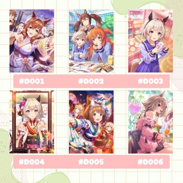 Producto - Umamusume Pretty Derby 2 // Postales holográficas - 4