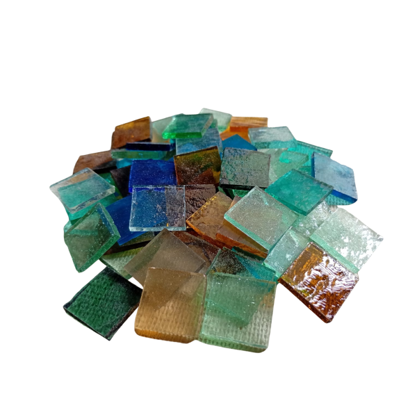 Producto - Vidrios Colores 2x2 cm - 150 unidades