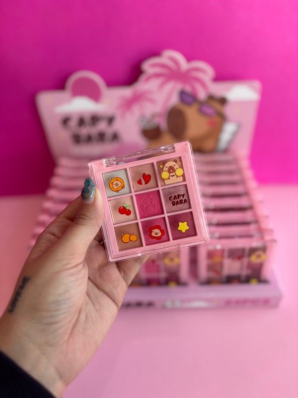 Producto - Paleta de sombras x9 tonos Capybara