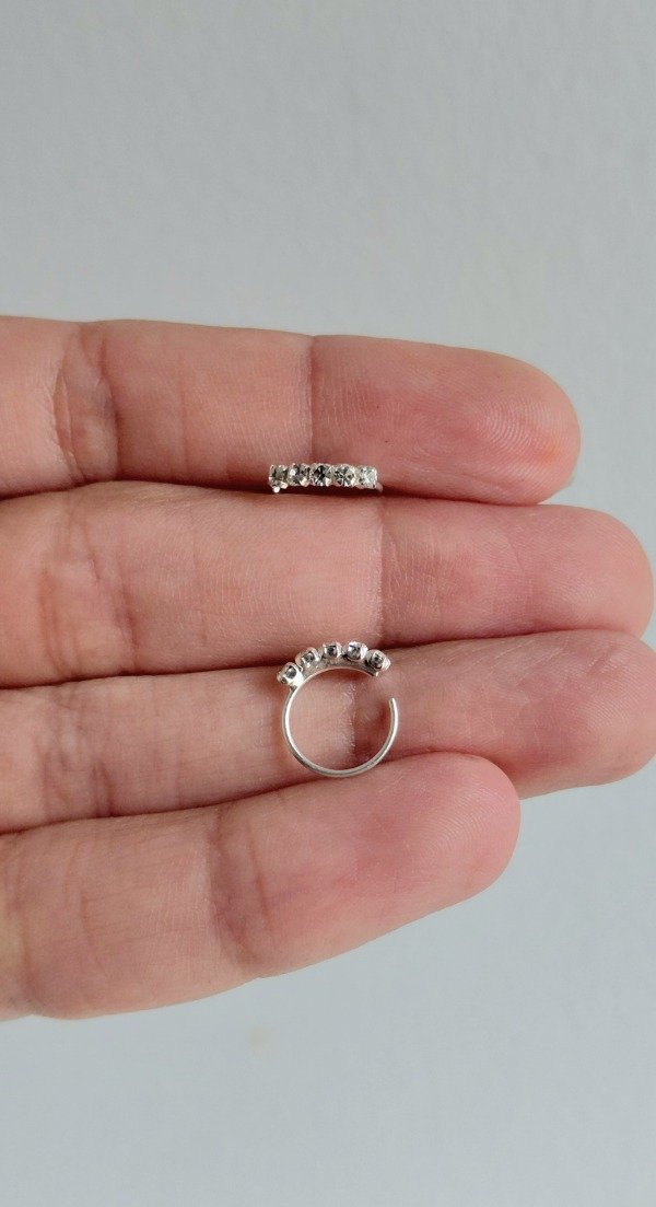 Producto - Argollita de Plata Shine 10mm abierta (unidad)