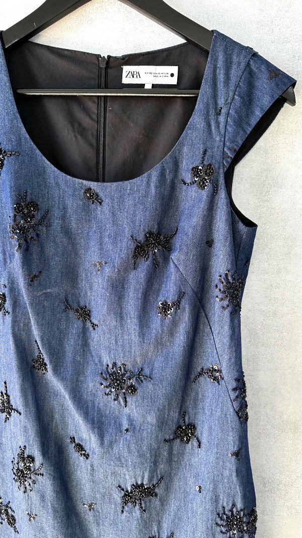 Producto - Vestido con pedrería Zara - 5