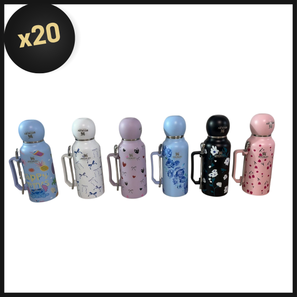 Producto - PROMO BULTO TERMO BOLITA TAPAMATE CON DISEÑO 1300ML CON LOGO