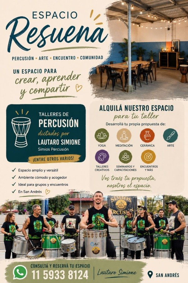 Producto - PERCUSIÓN, ARTE, ENCUENTRO
