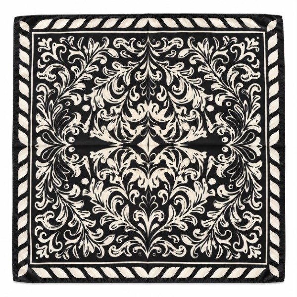 Producto - Pañuelo Black Flowers - 1