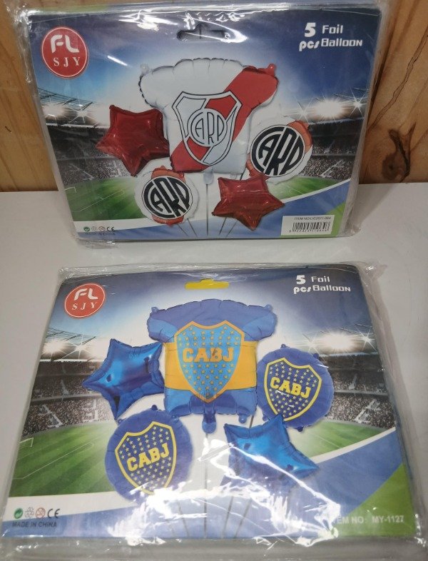 Producto - Set globos boca/river