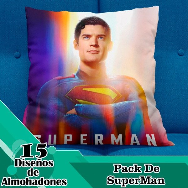 Producto - Diseños Digitales / Plantillas Para Almohadones De SuperMan