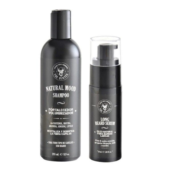 Producto - COMBO THE HUNTER SHAMPOO + SERUM PARA BARBA