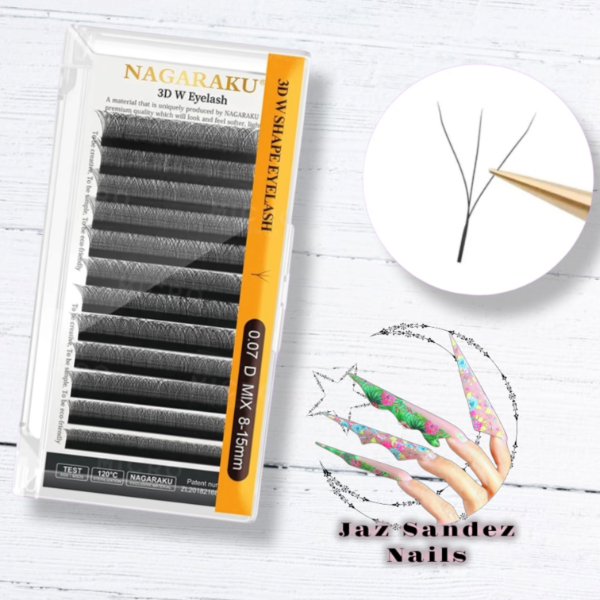 Producto - EXTENSIONES DE PESTAÑAS TECNOLOGICAS 3D W NAGARAKU 0.07D MIX