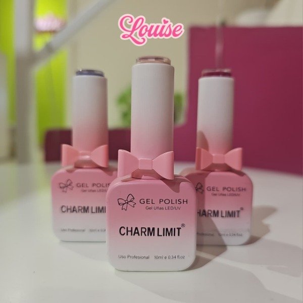 Producto - Esmalte Charm limit - 10 ml - Envase rosa con moño