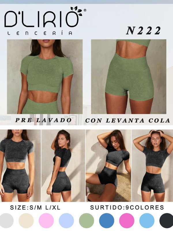 Producto - Set crop + calza - D'LIRIO